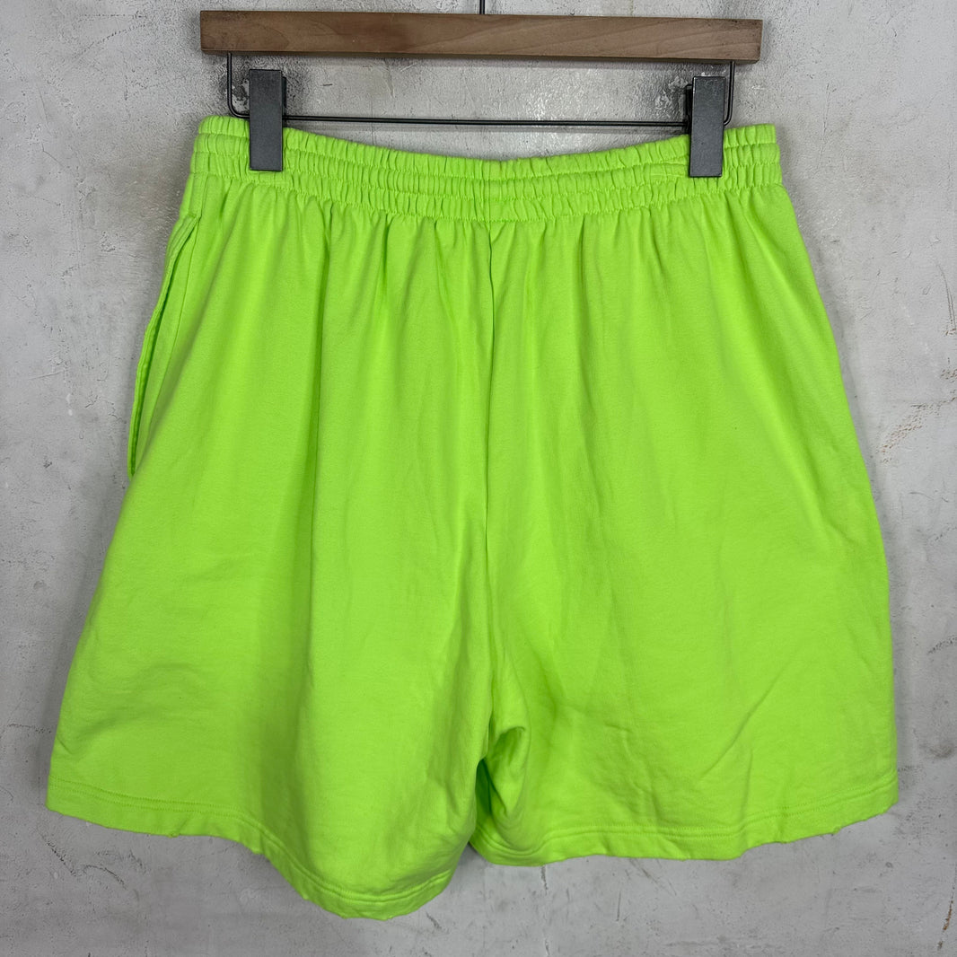 Balenciaga Neon Arabic Sweatshorts