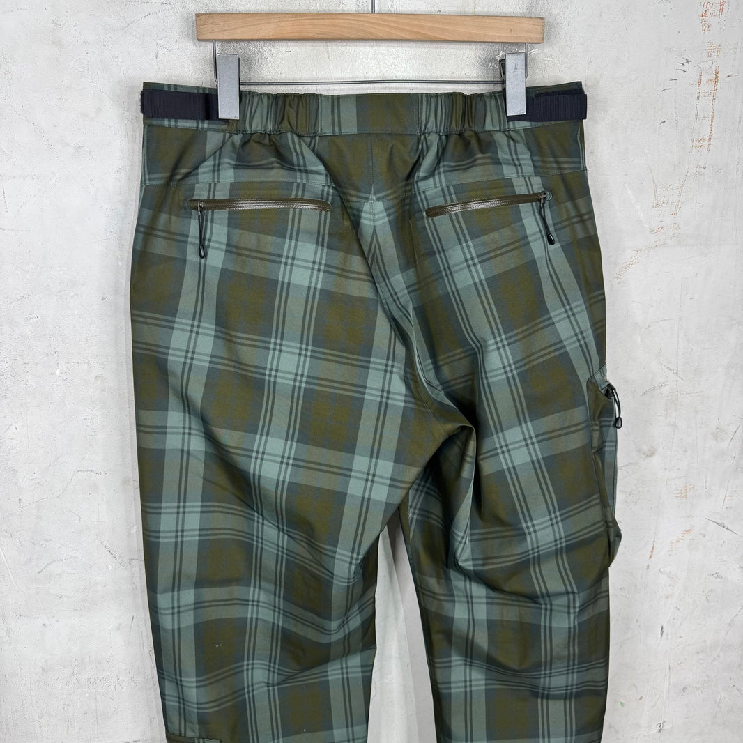 Supreme Green Plaid Gore-tex Pants