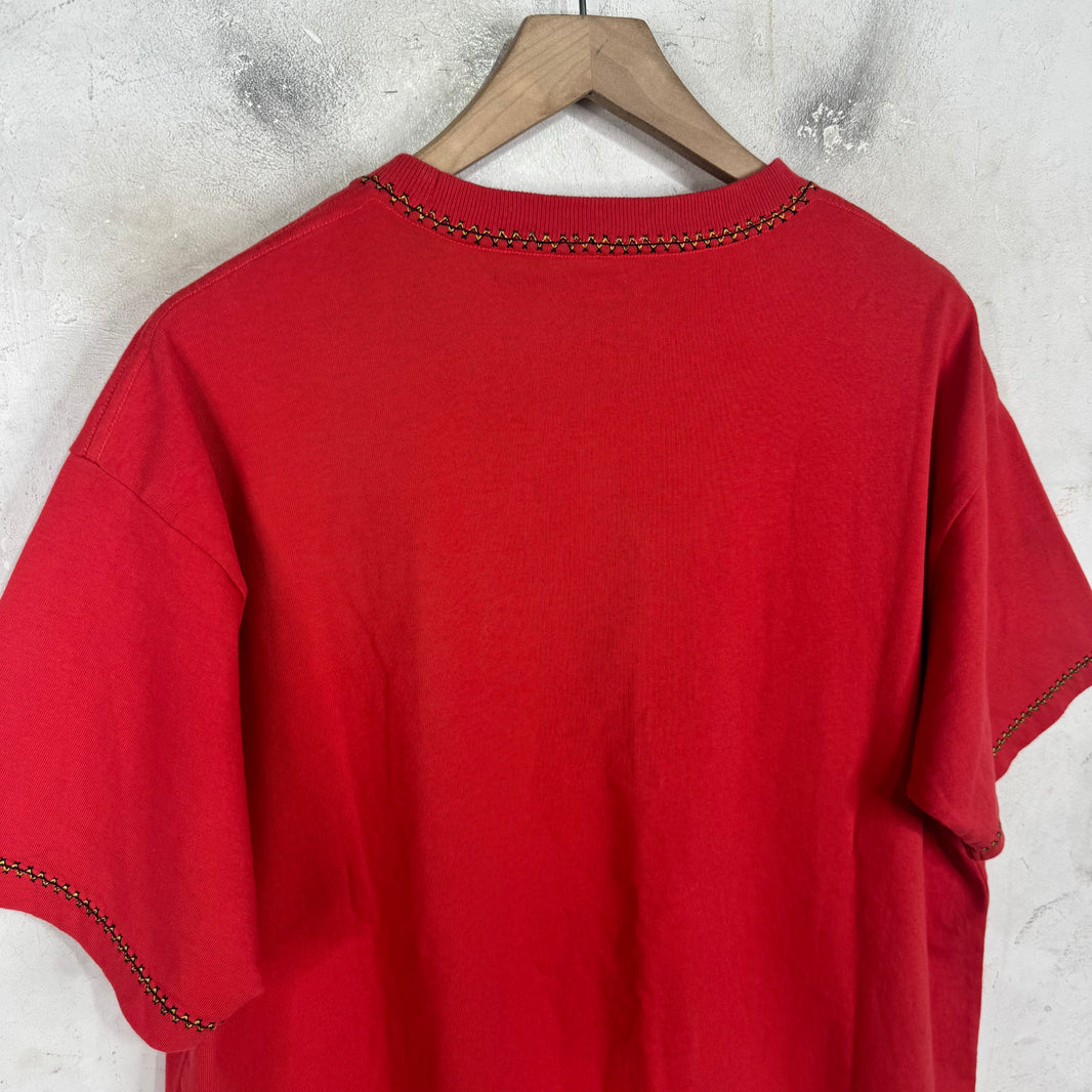 Bode Embroidered Birds T-Shirt