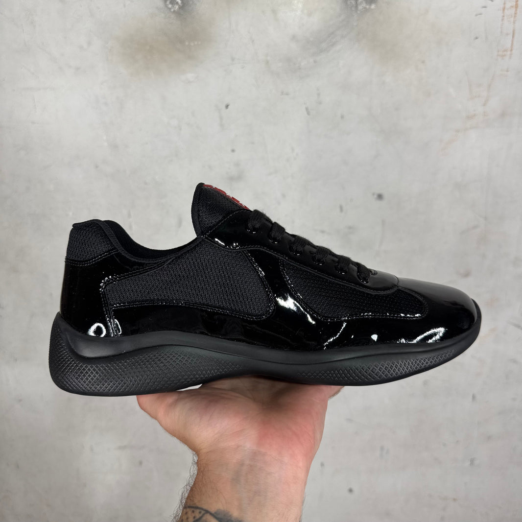 Prada Black Patent Leather America Cups