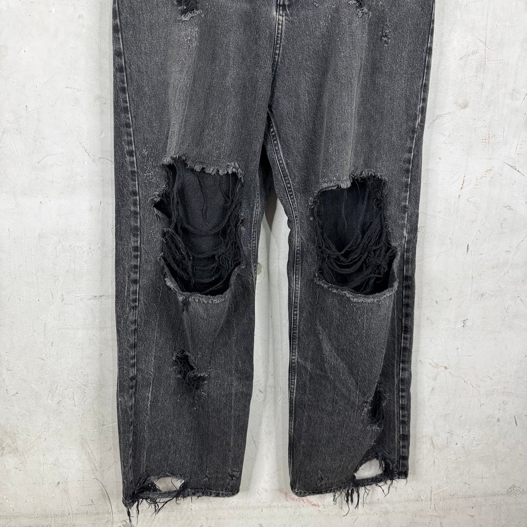 Balenciaga Cut Up Baggy Jeans