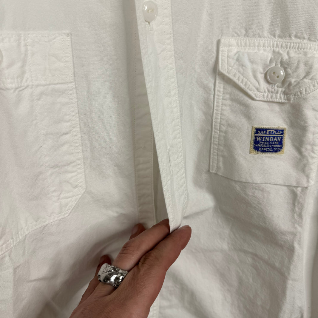 Kapital White Button-Up Shirt