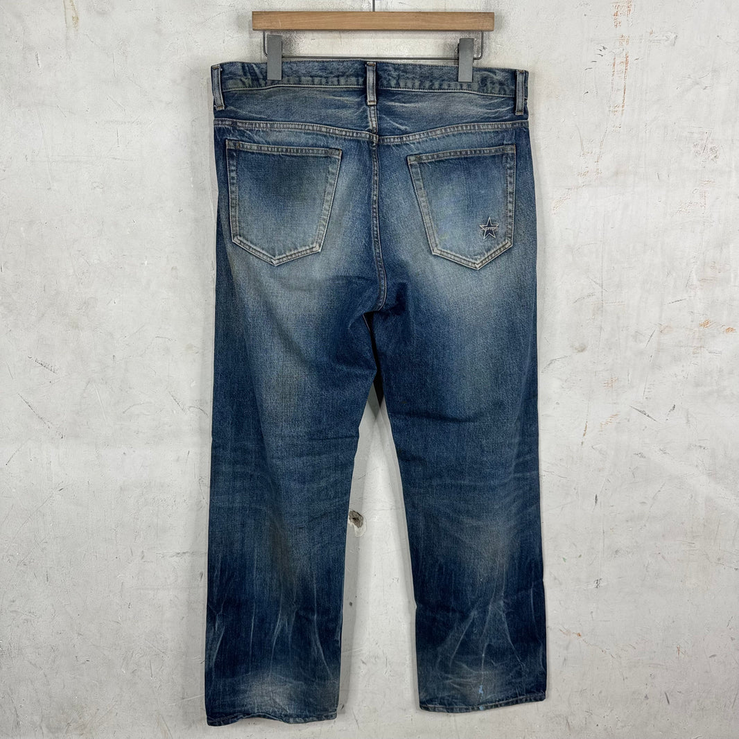 Supreme Medium Wash Loose Fit Selvedge Jeans