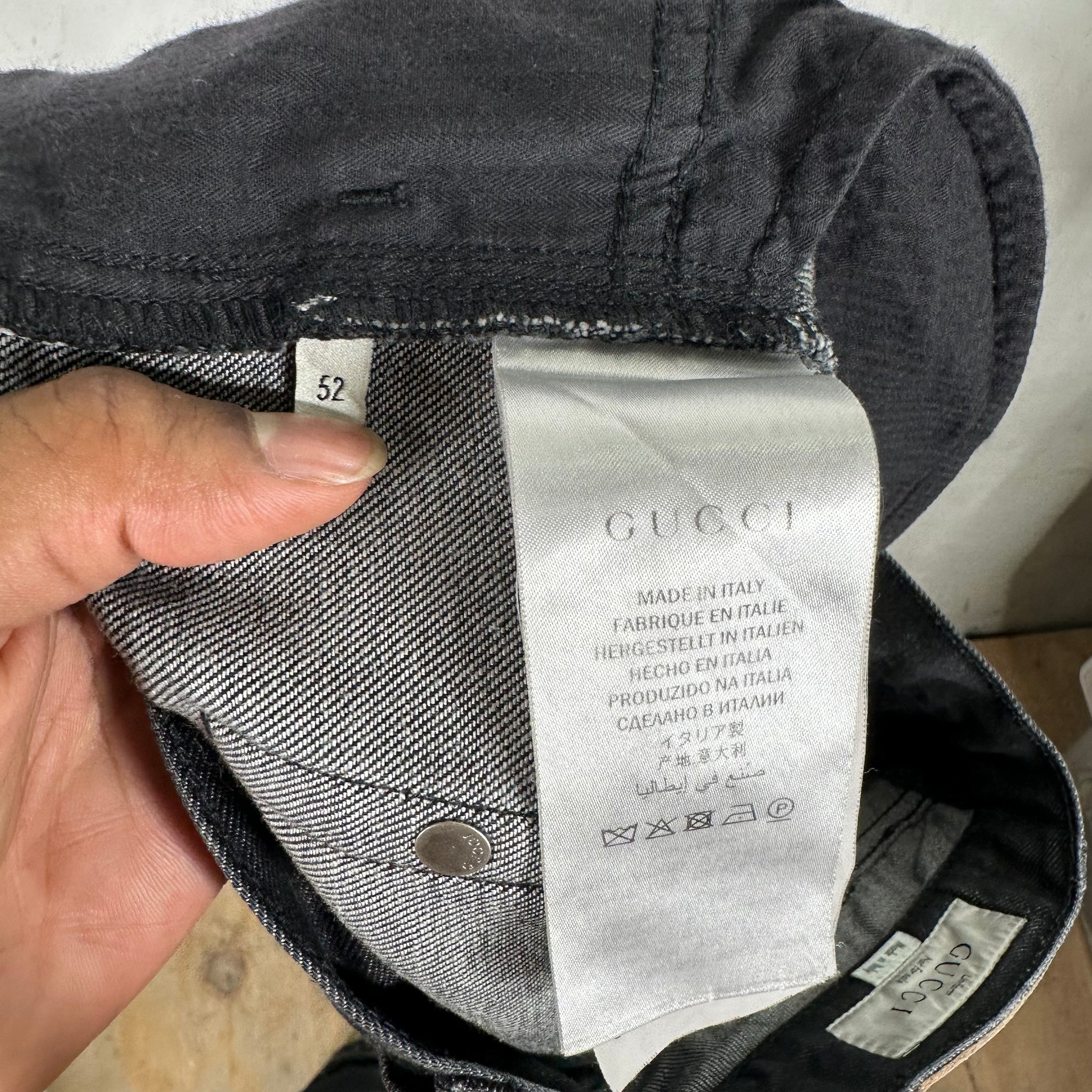 Gucci Uniforme Black Denim Jeans