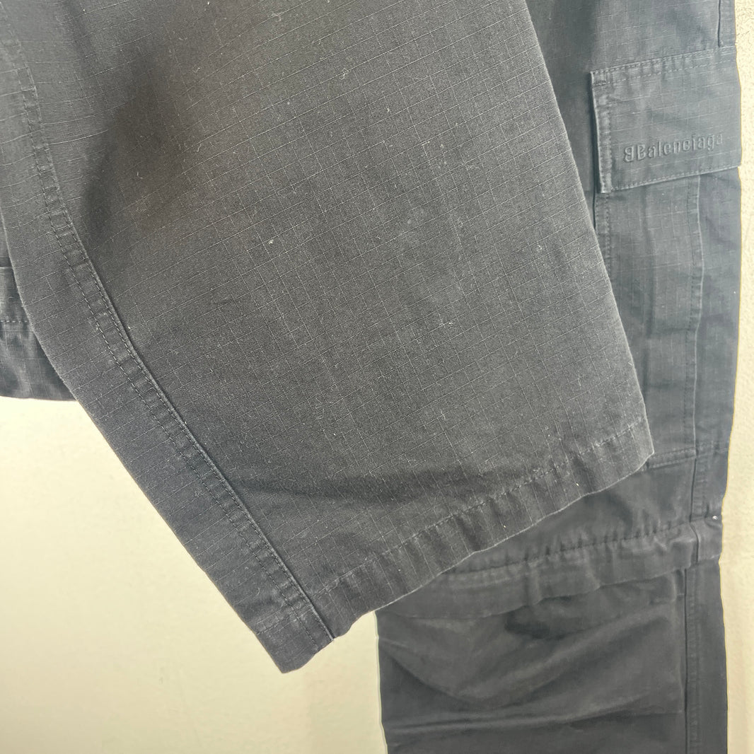 Balenciaga Straight Leg Convertible Cargo Pants