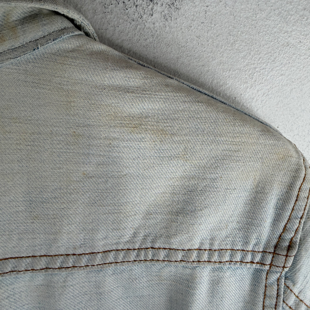 Vintage Lee 2 Tone Reversible Snap Button Denim Jacket