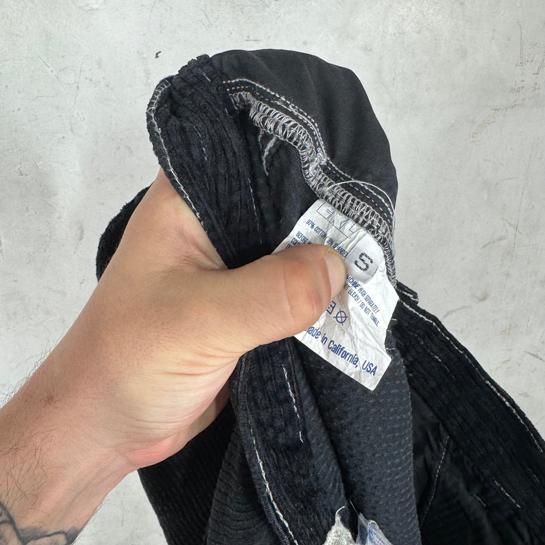 ERL Navy Distressed Boardwalk Pants