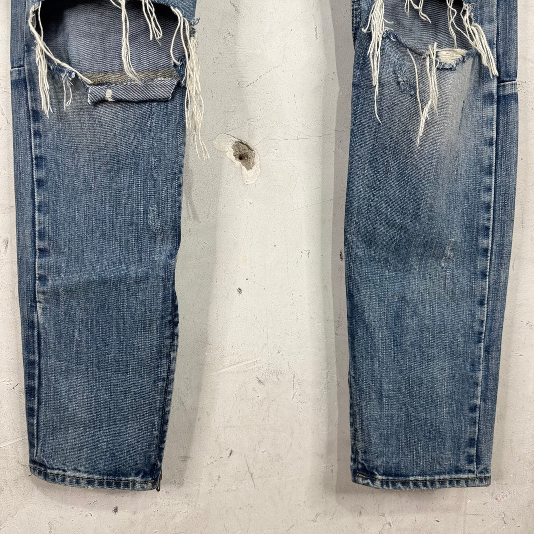 Fear Of God Distressed Japanese Denim Skinny Jeans