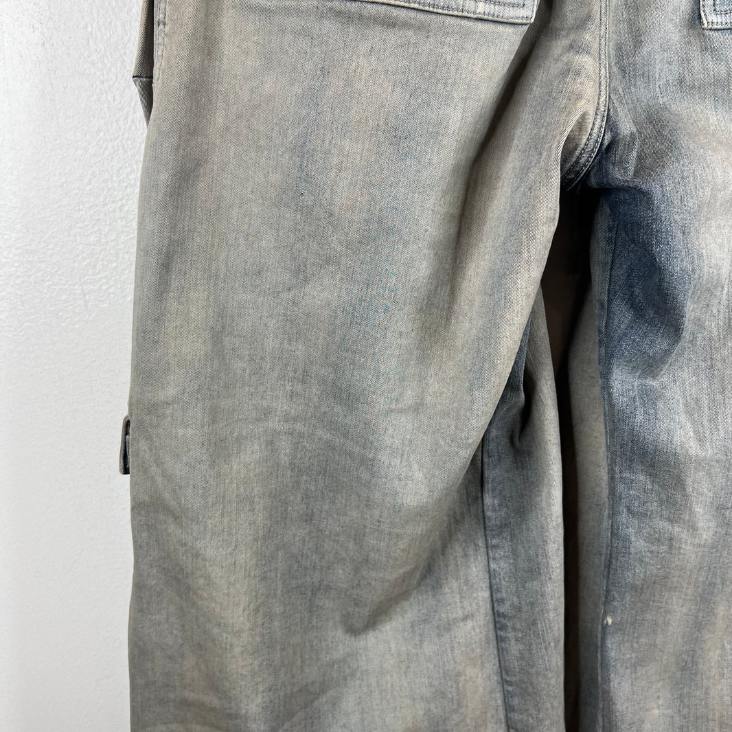 DRKSHDW Sky Double Cargo Jumbo Bela Jeans