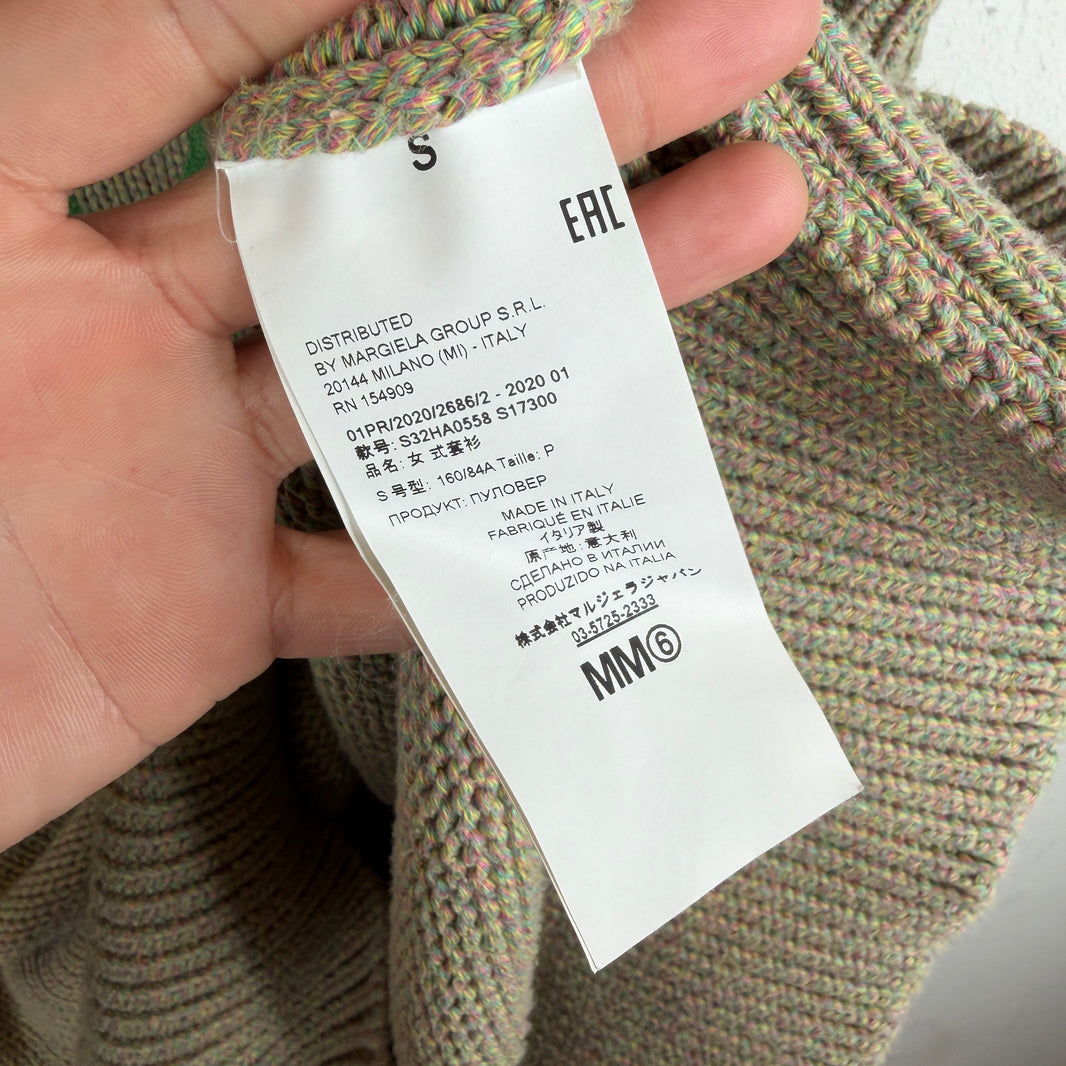 Margiela MM6 Green Knitted Oversized Vest