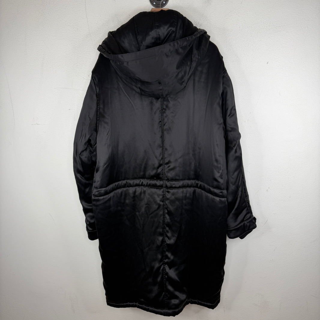 Saint Laurent Hooded Puffer Trench Coat