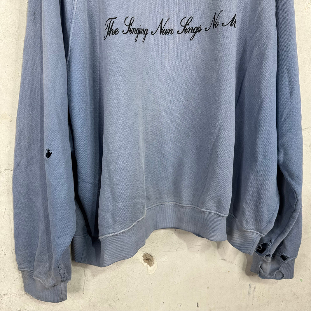 ERD Nun Distressed Crewneck