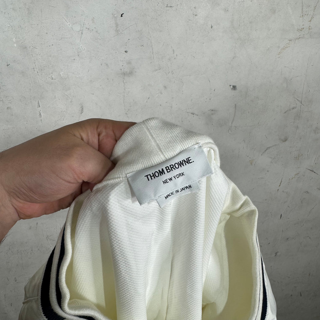 Thom Browne Ripstop White Track Pants