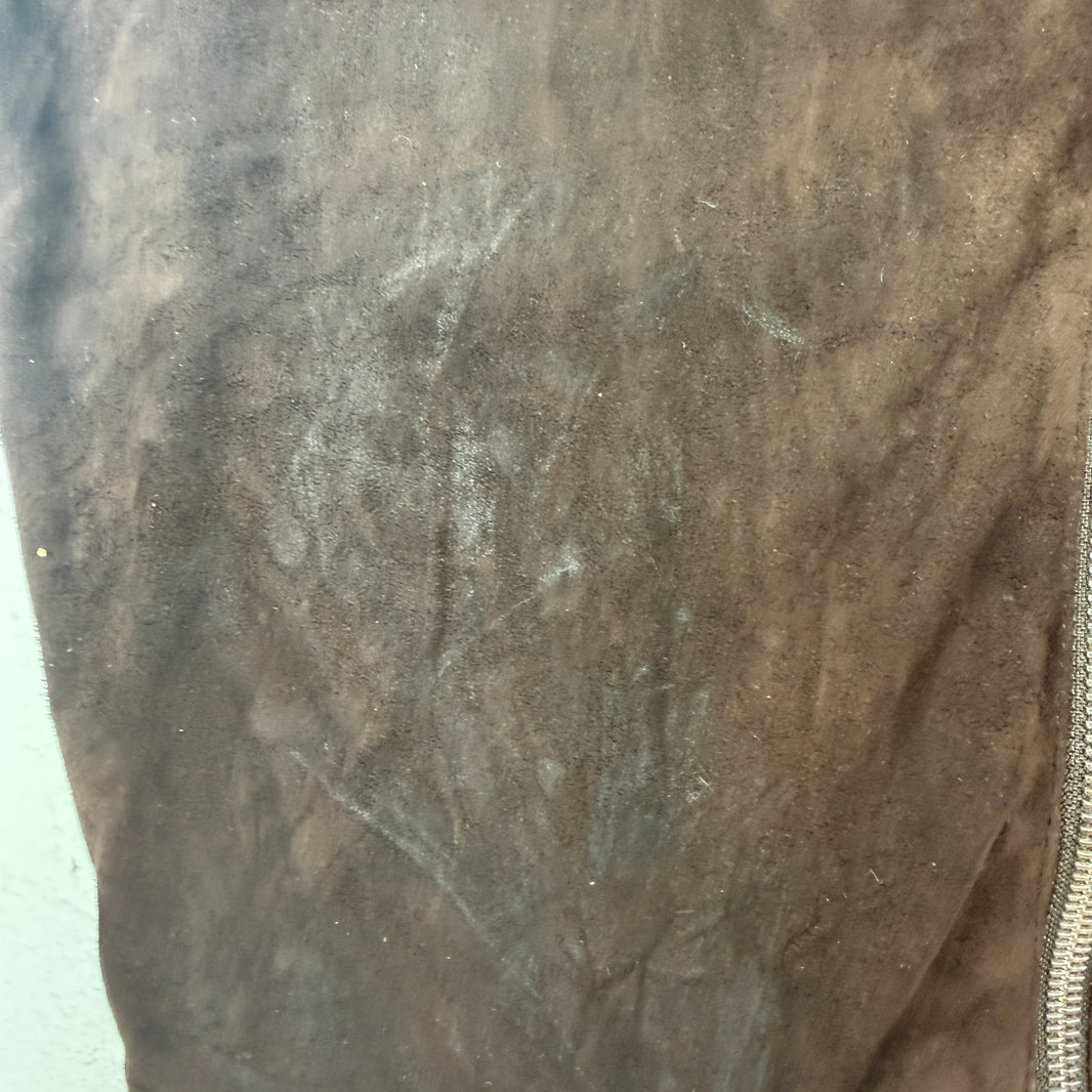 Alyx Leather Suede Zipper Pants
