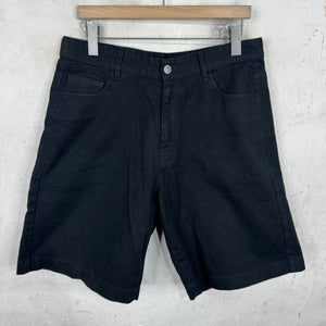 Raf Simons Elastic Buckle Black Jorts