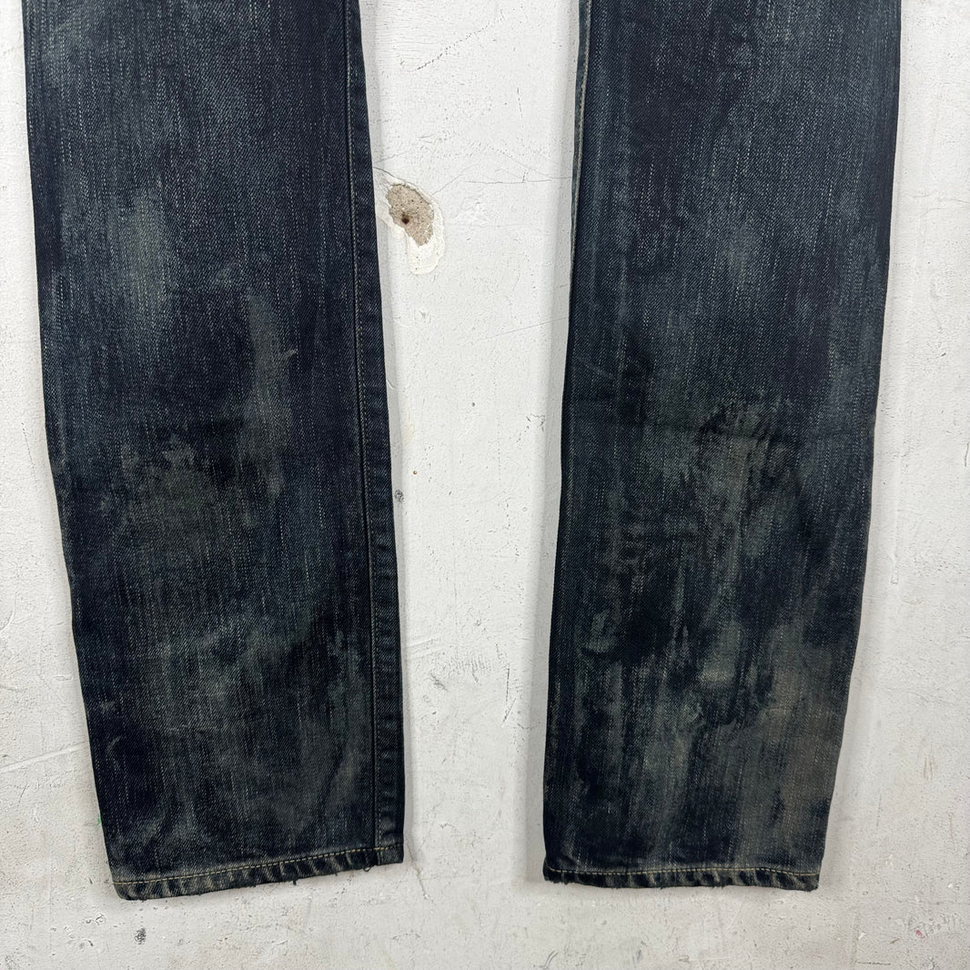 Saint Laurent D02 Oil Spill Jeans