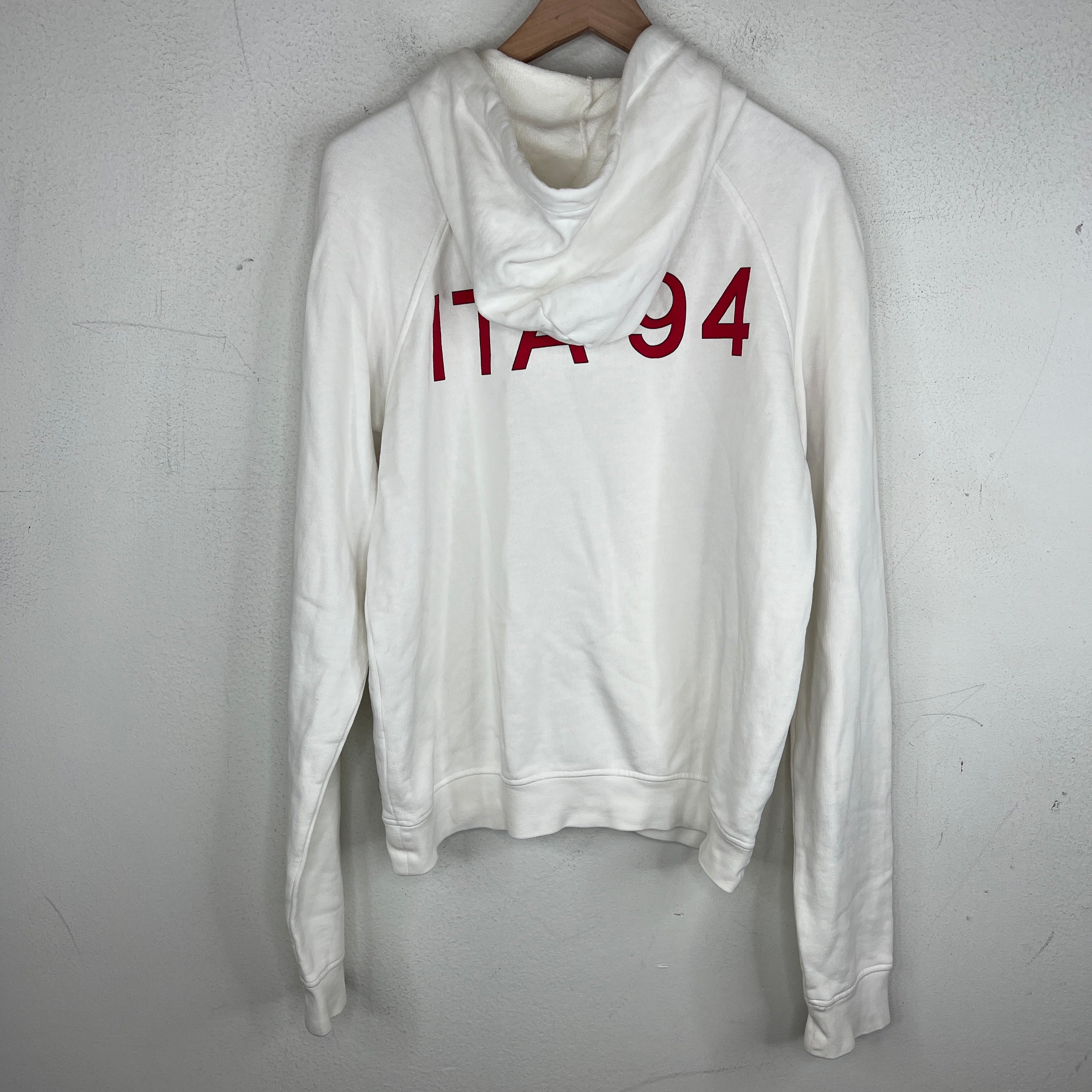 Prada White Luna Rossa Hoodie – www.Lukes.store