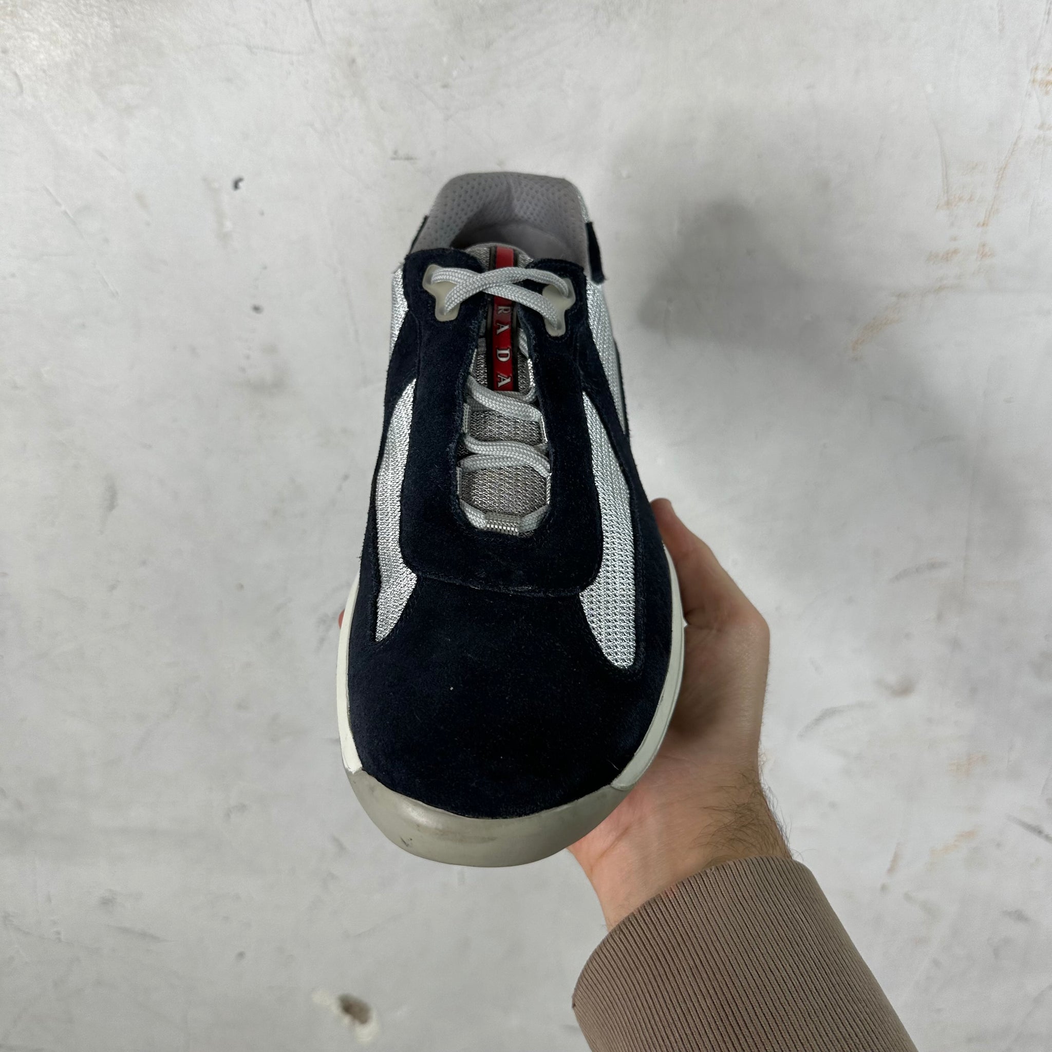 Prada Navy Suede America Cups