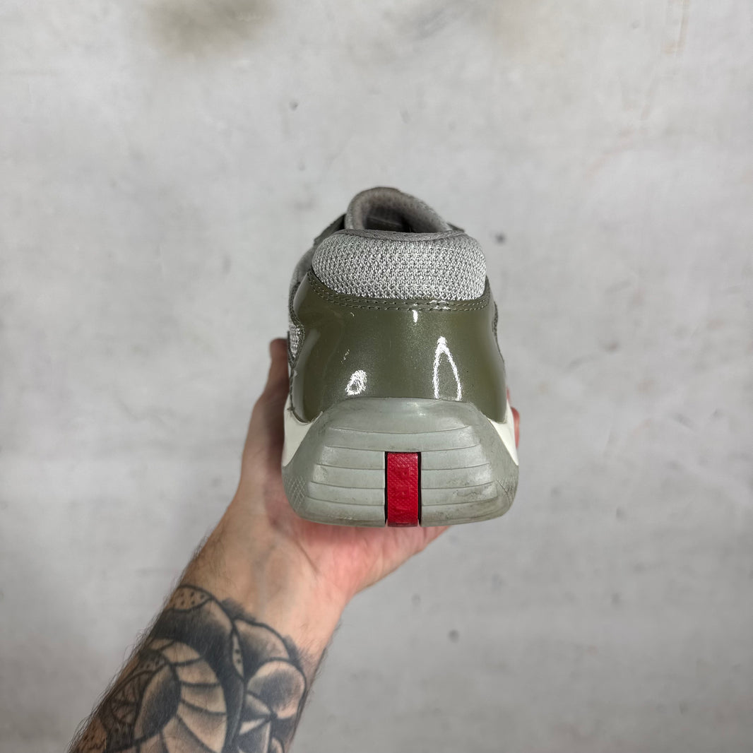 Prada Olive Patent America Cups