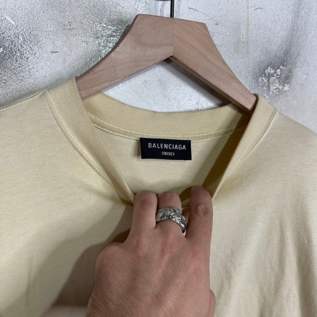 Balenciaga Campaign Layered Striped Shirt