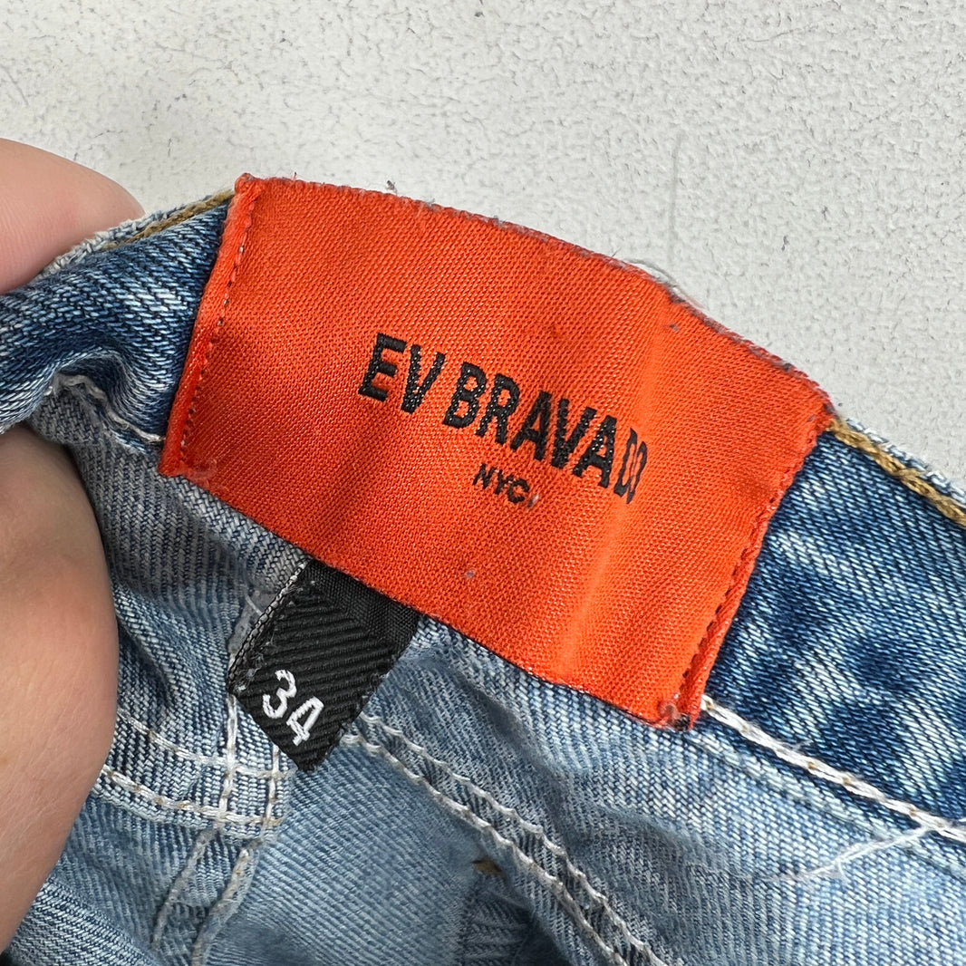 Ev Bravado OG NBA Embroidered Logo Jeans