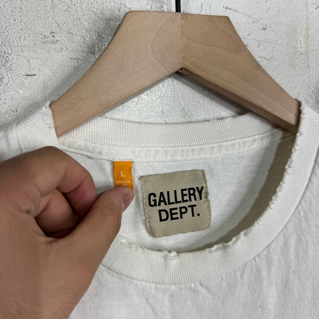 Gallery Dept Chopped Multicolor Logo T-Shirt