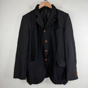 CDG Striped Flower Blazer