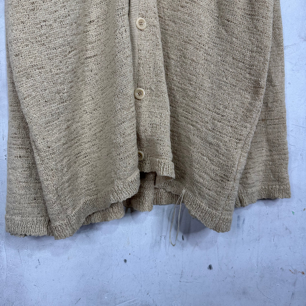 Our Legacy Beige Knitted Cardigan