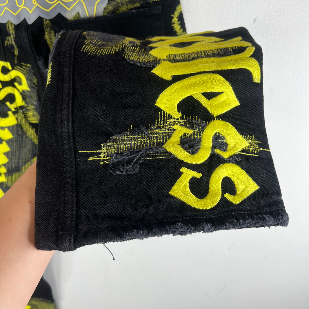 Endless Denim Black/Yellow Jeans