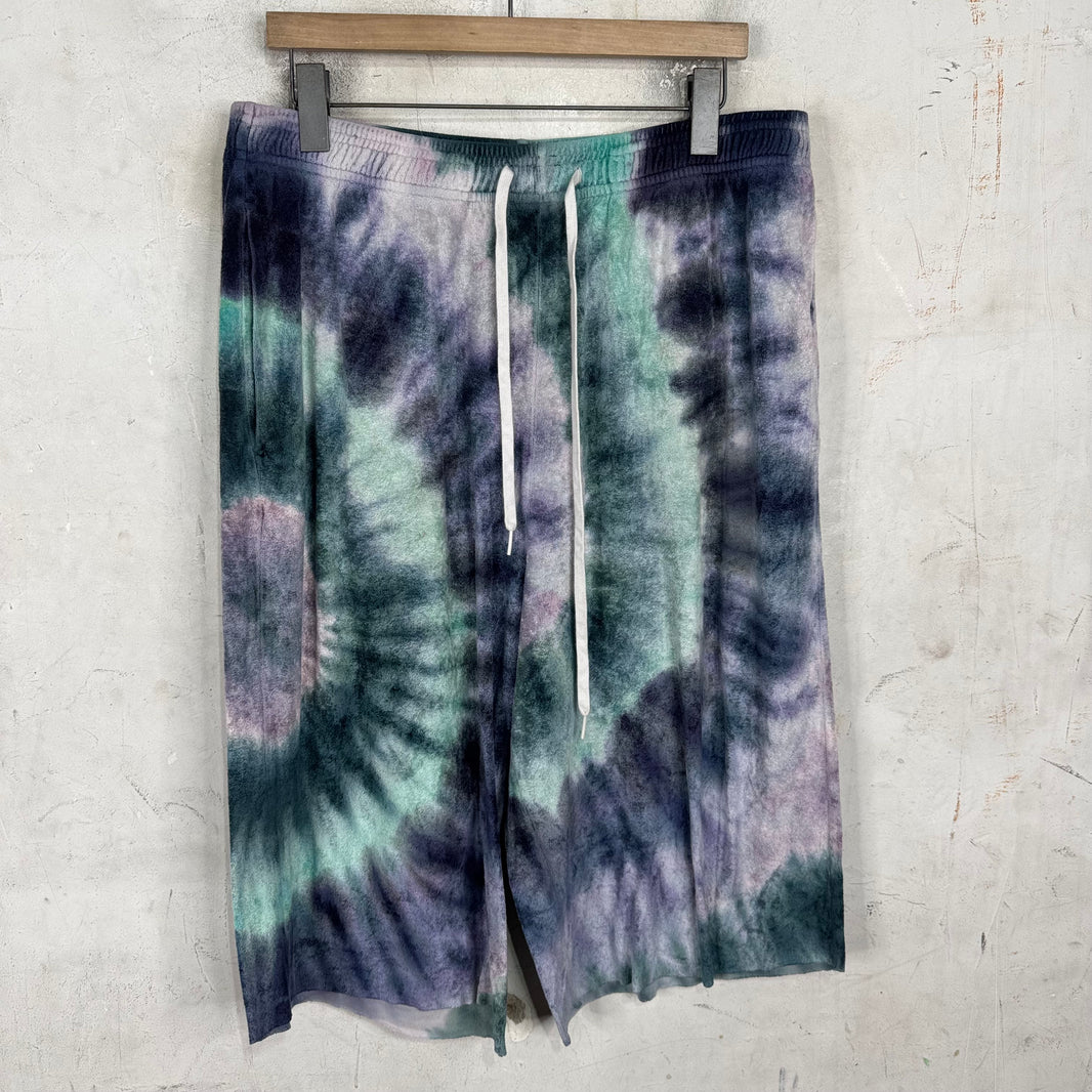 Acne Studios Velvet Tie Dye Shorts