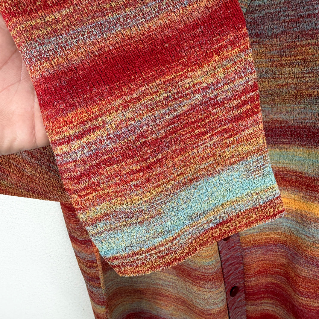 Needles Orange/Red Thin Cardigan