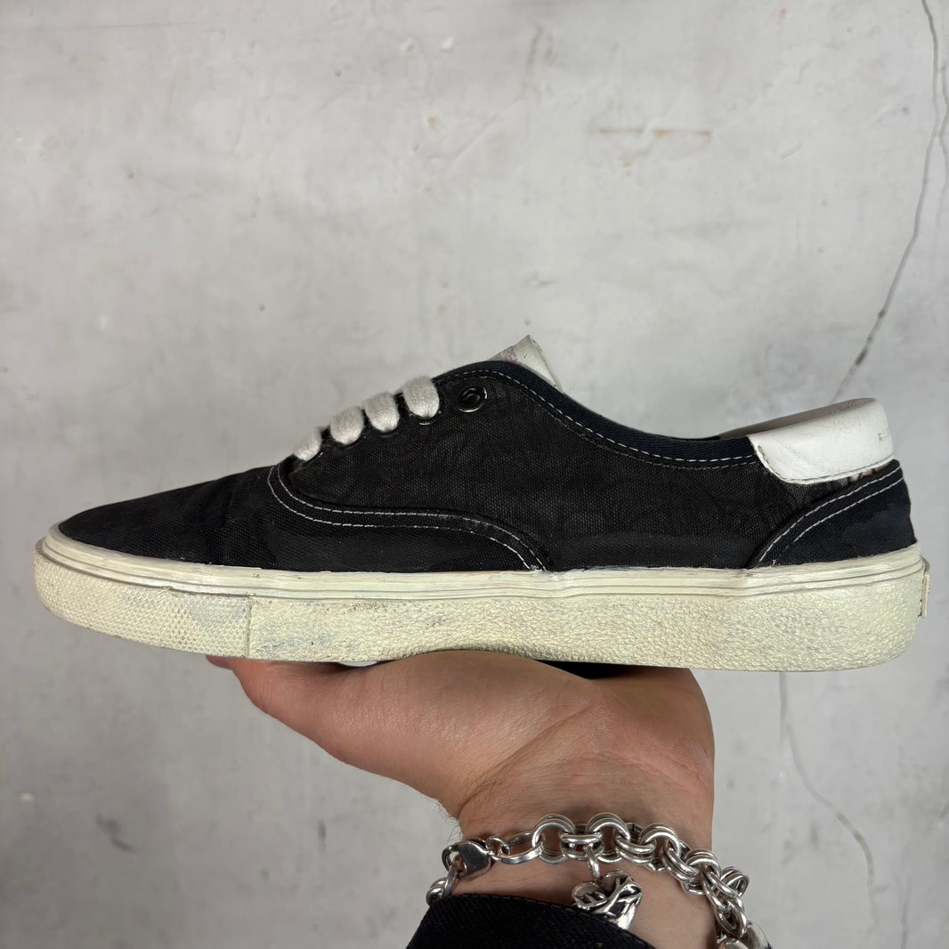 Saint Laurent Black Low Sneakers