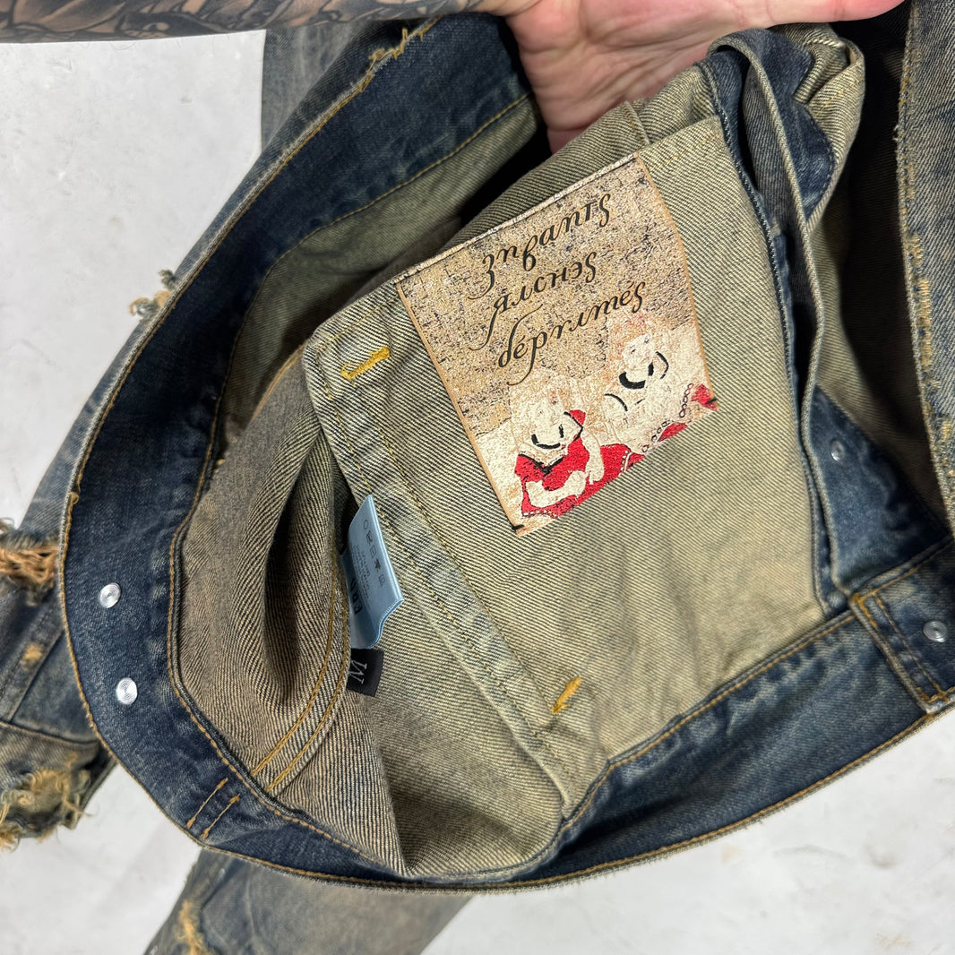 ERD Type II Distressed Denim Jacket