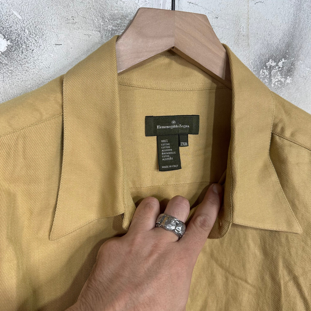 Zegna Tan Overshirt