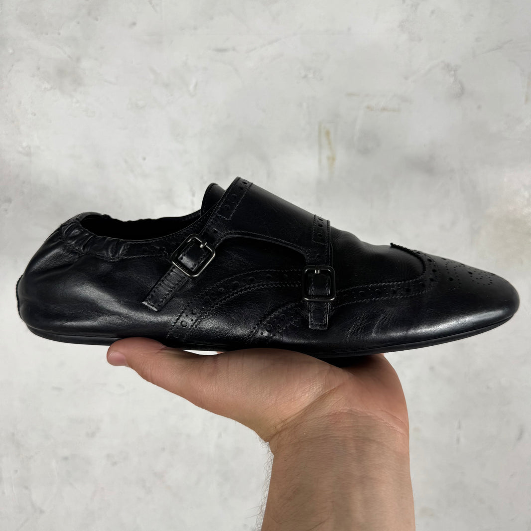 Prada Shuffle Double Monk Shoes