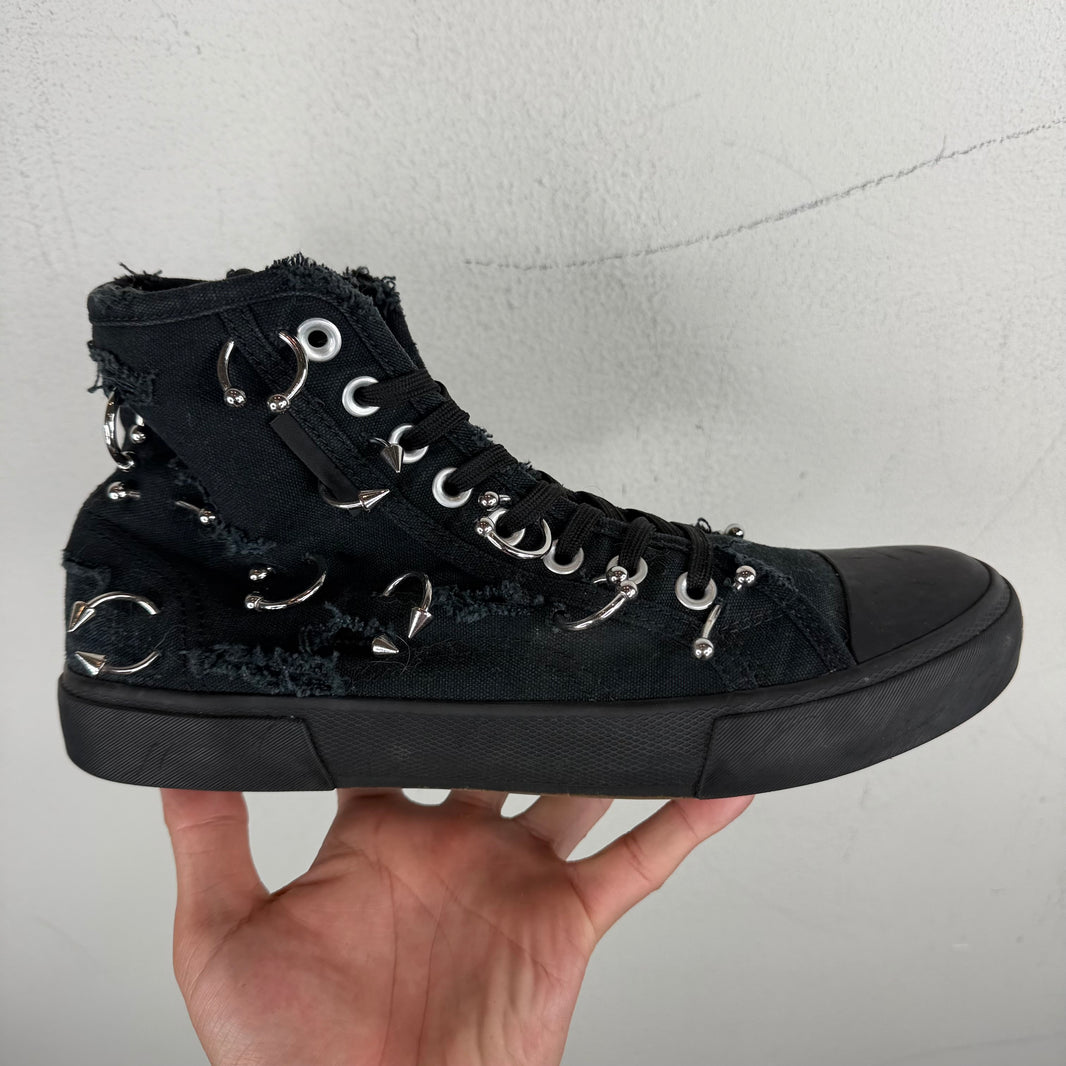 Balenciaga Pierced Paris High Top Sneakers
