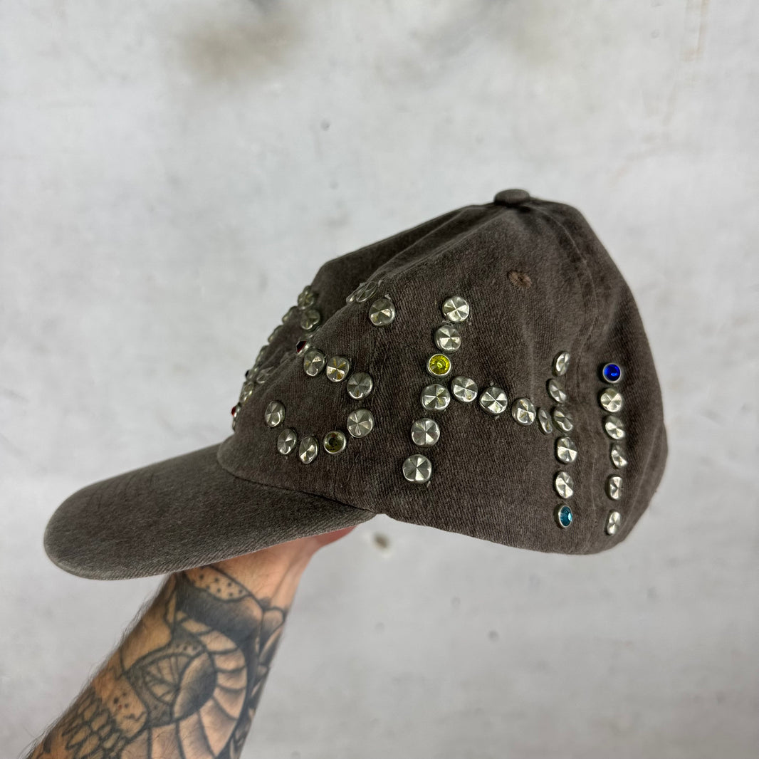 Satoshi Nakamoto Studded Gem Hat