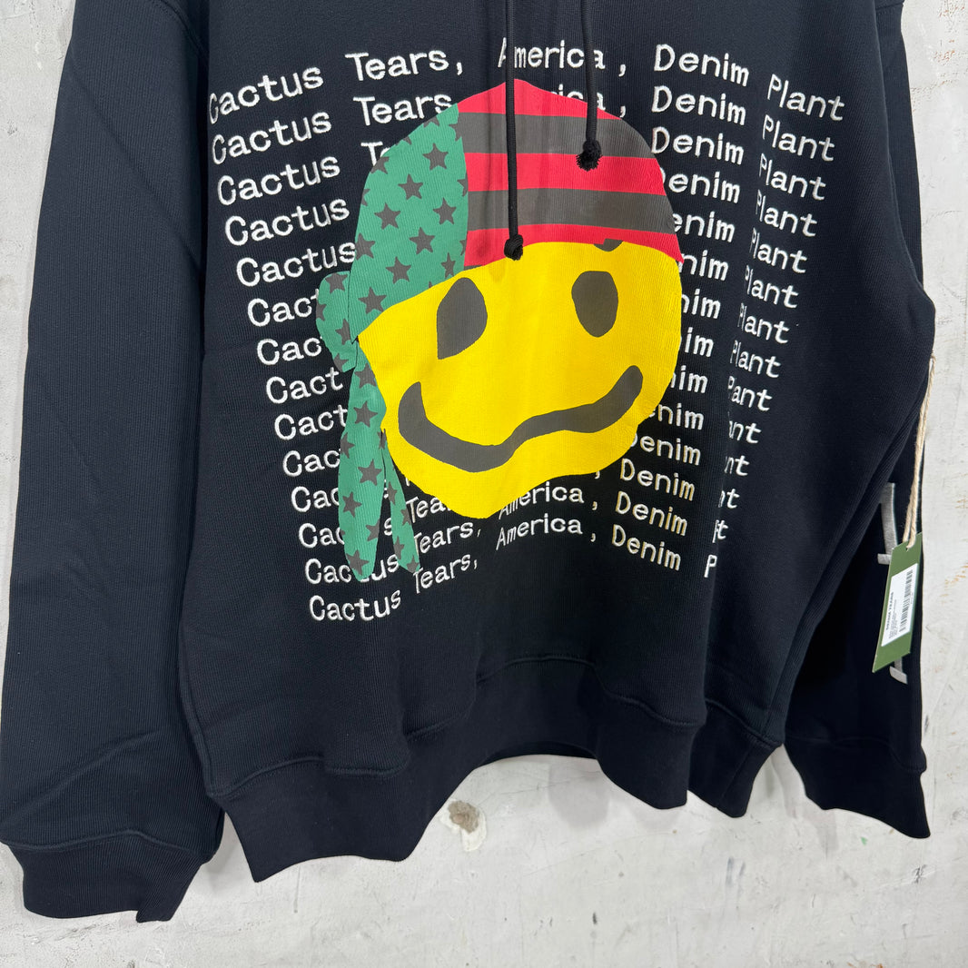CPFM x Denim Tears Black Smiley Hoodie