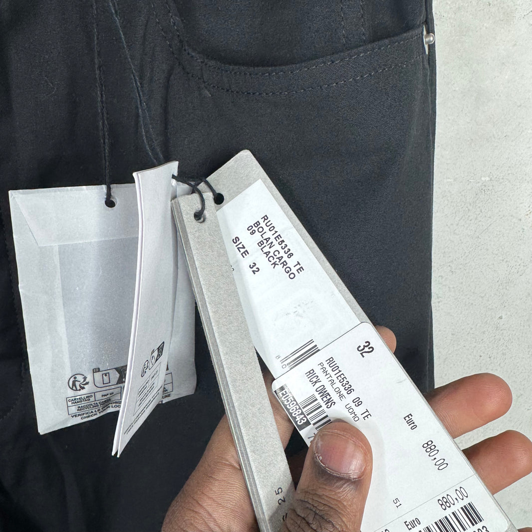 Rick Owens Hollywood Bolan Cargo Flared Pants