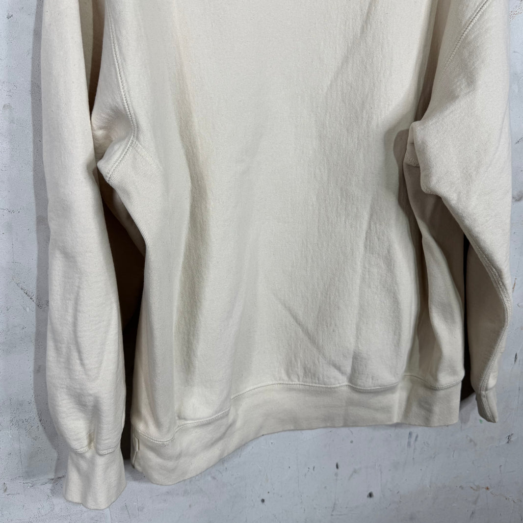 Supreme Cross Cream Box Logo Hoodie