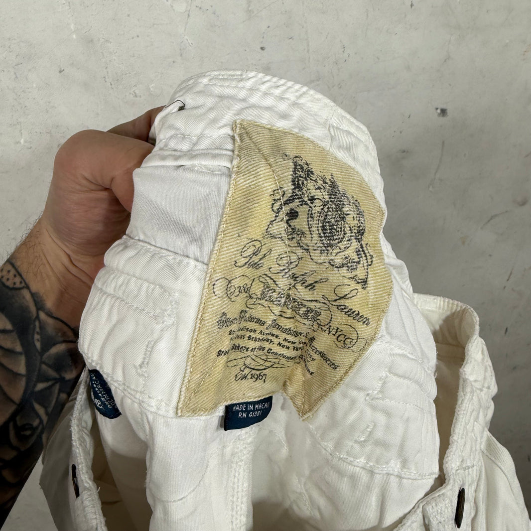 Ralph Lauren White Cargos