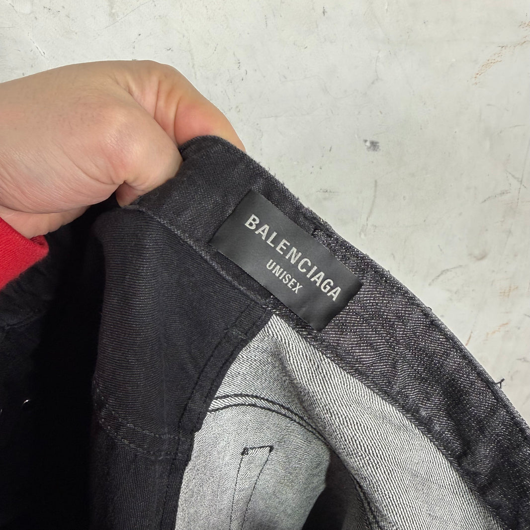 Balenciaga Hybrid Split Drawstring Jeans