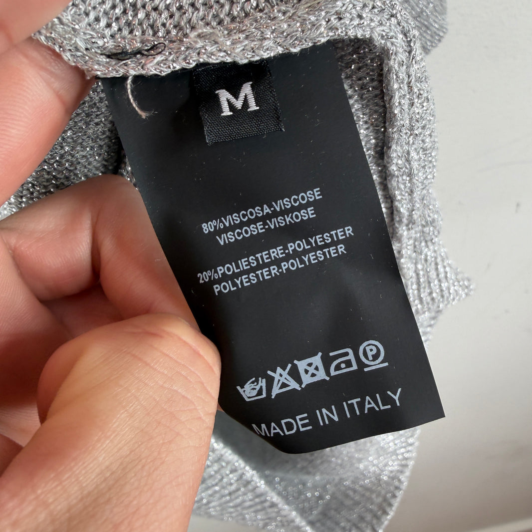 Raf Simons Pierced Man Scarf Knit Sweater