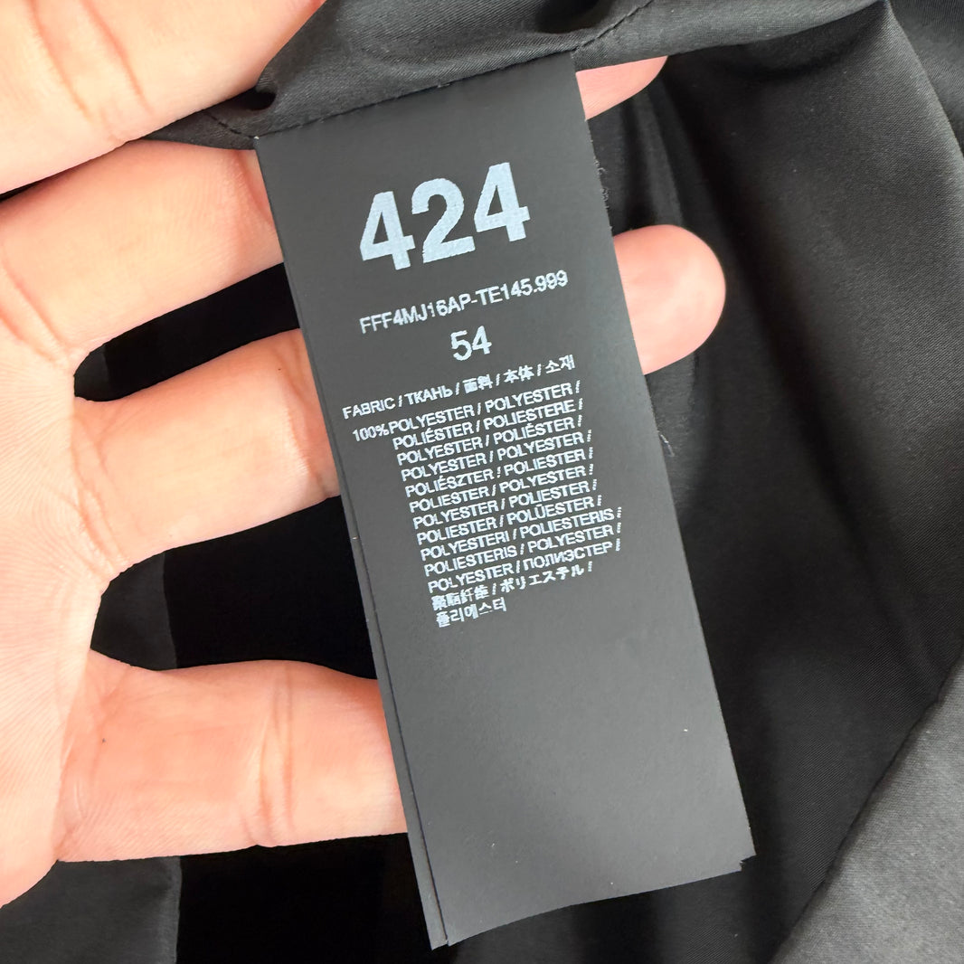 424 Padded Nylon Trucker Jacket