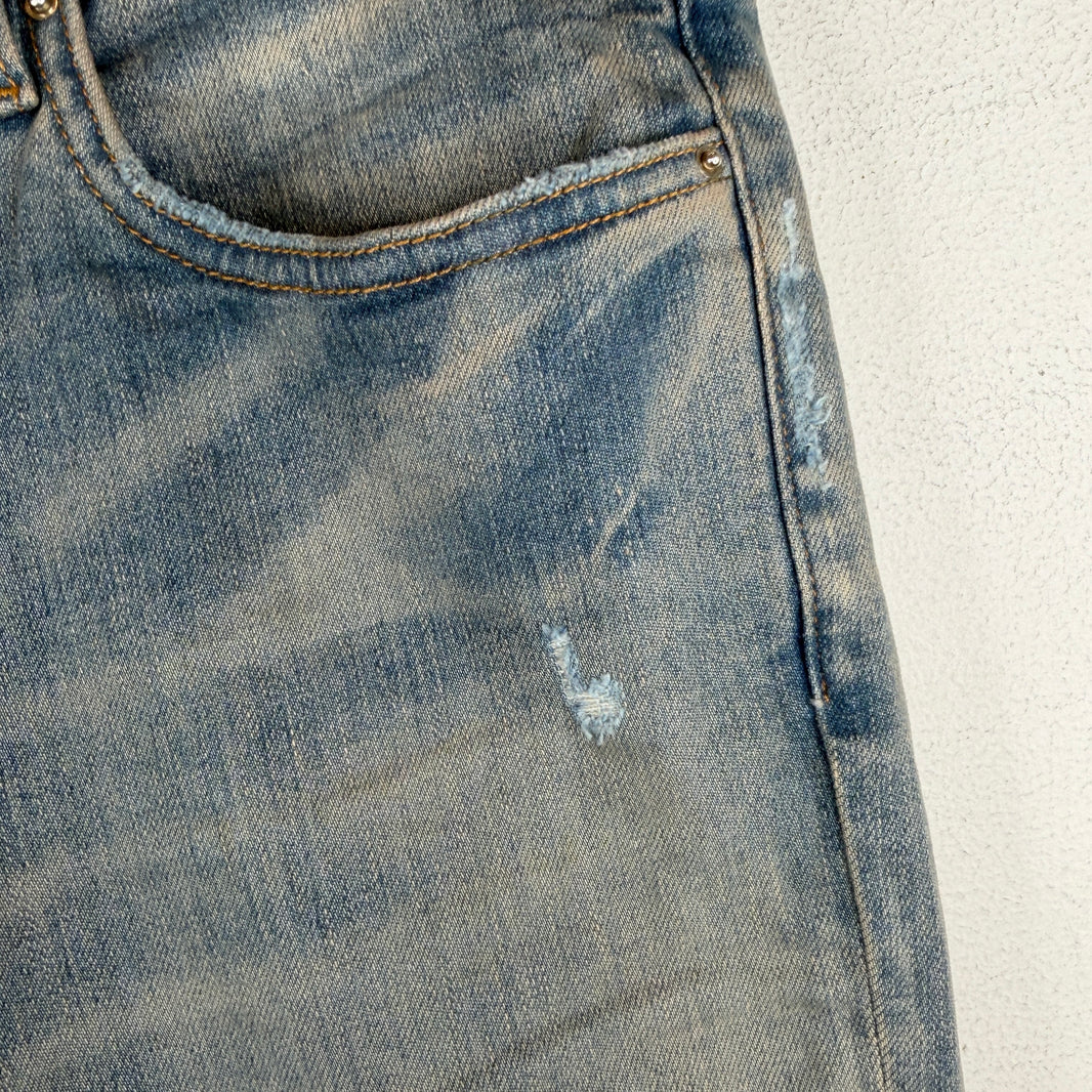 Amiri Light Wash Blue Skinny Jeans