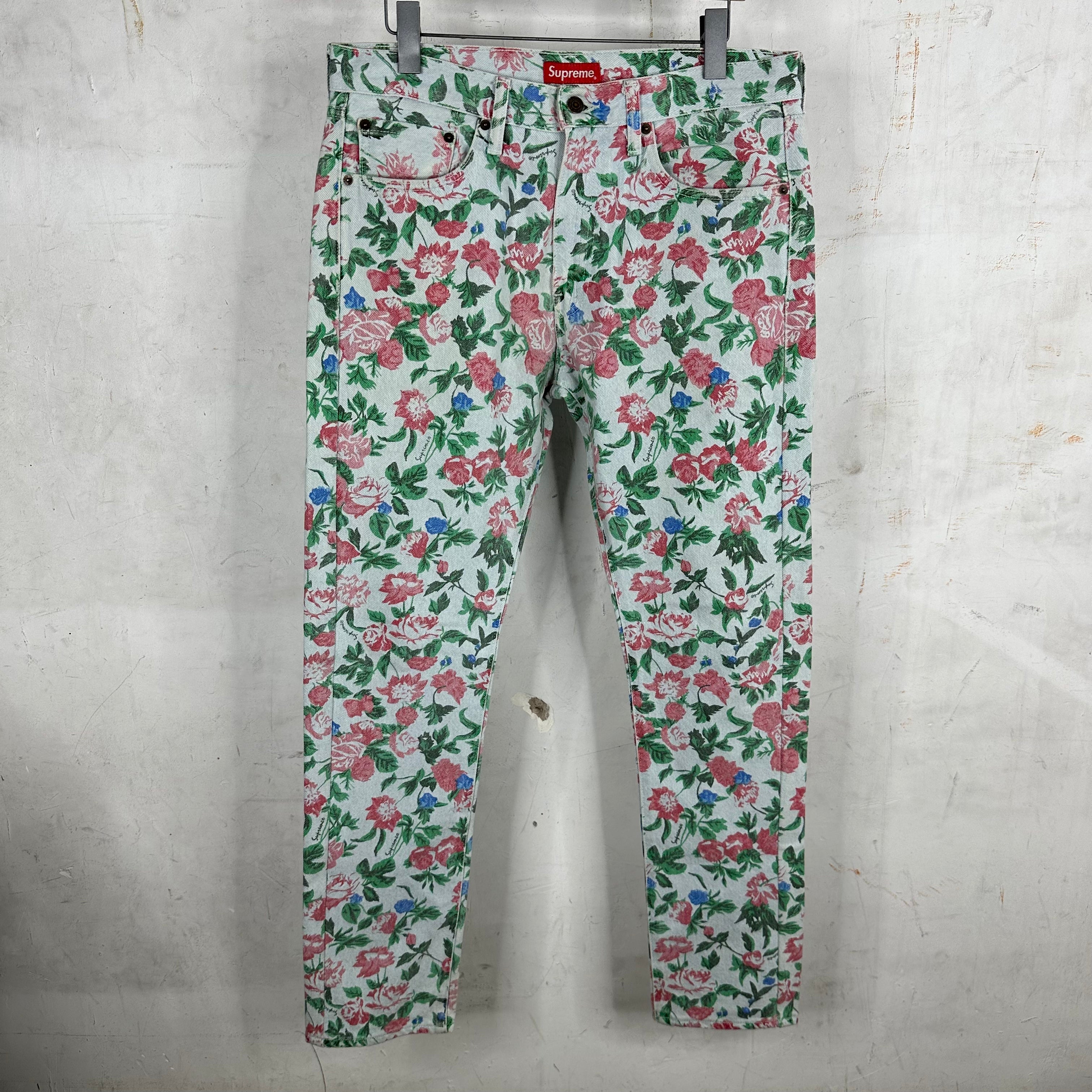 Supreme Levis Floral Jeans