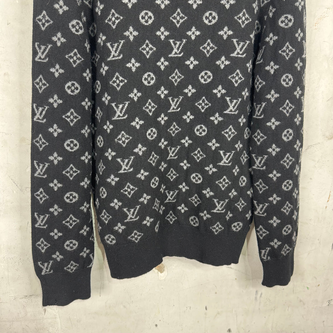 Louis Vuitton Graphite Monogram Cashmere Sweater