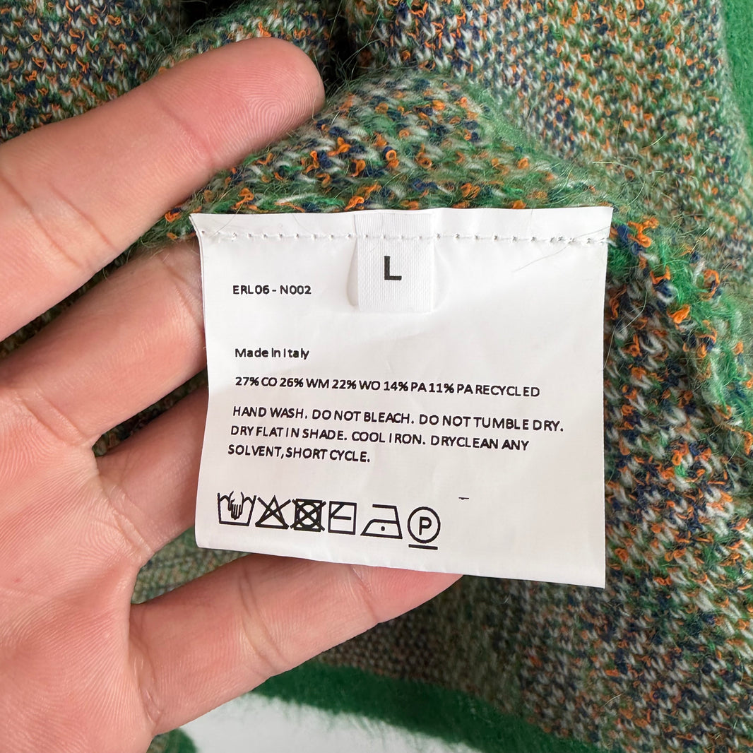 ERL Green Plaid Cardigan