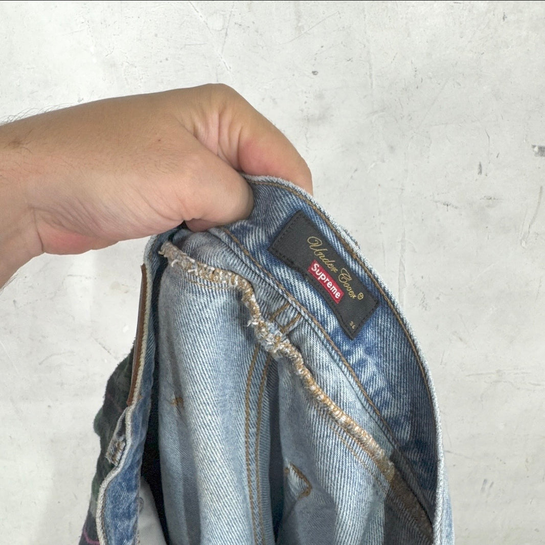 Supreme x Undercover Flannel Waist Jeans