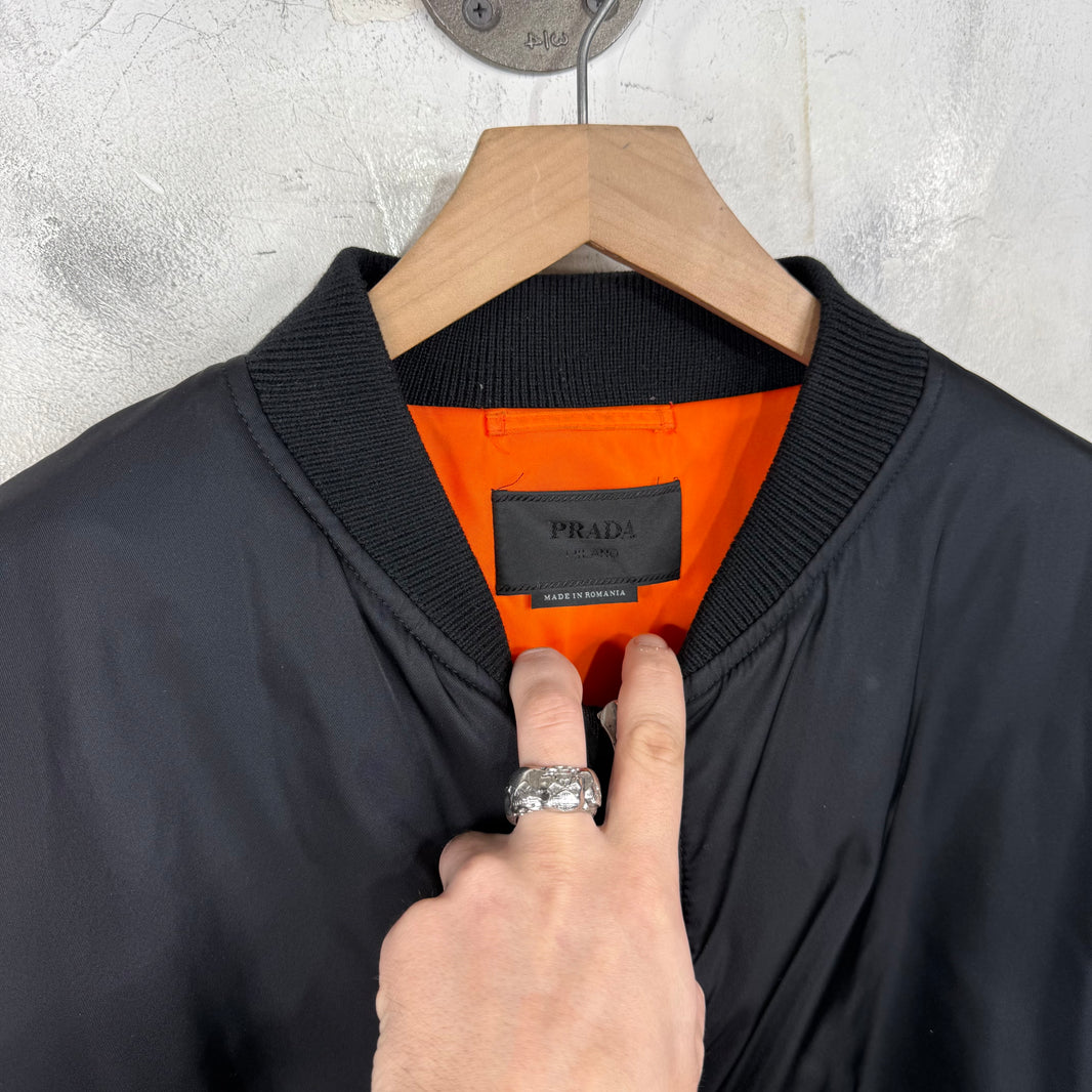 Prada Re-Nylon Bomber Jacket